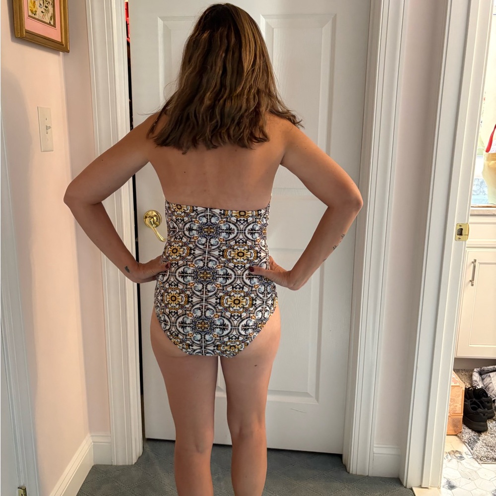 White House Black Market Geometric One Piece